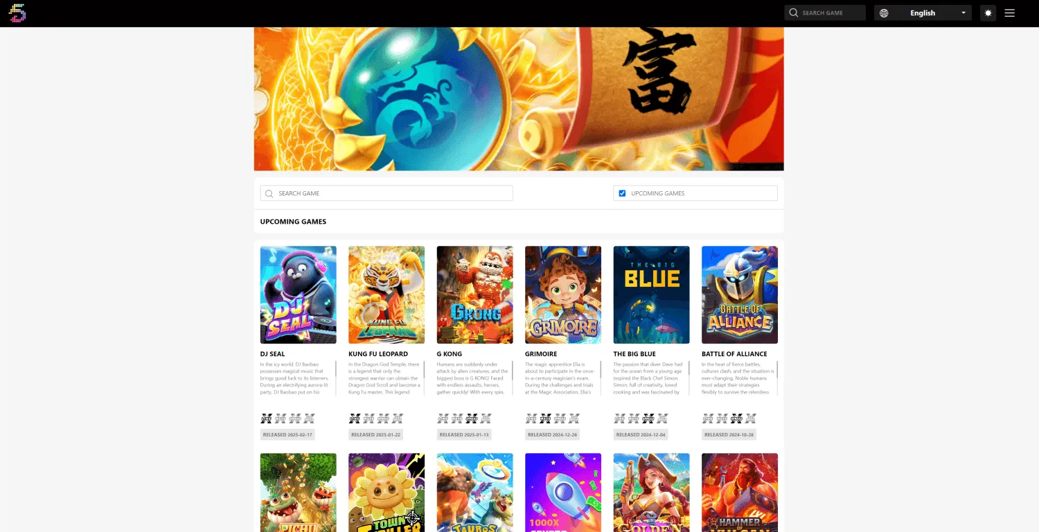 最新api游戏厂商盘口源码/slots源码/5GG官方同步更新-Booan