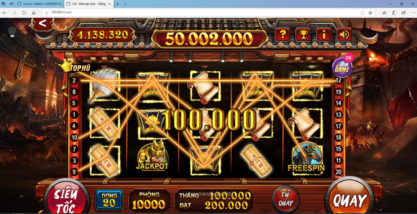 图片[7]-越南语版糖果鱼虾蟹游戏源码/迷你游戏合集/机器人支持/NodeJS+MongoDB