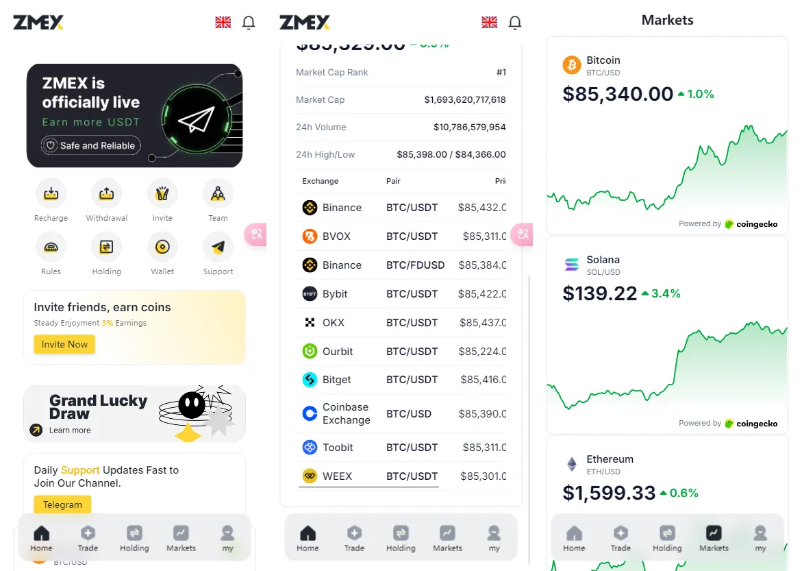 AI量化交易系统海外版源码/高颜值UI界面+区块链行情集成