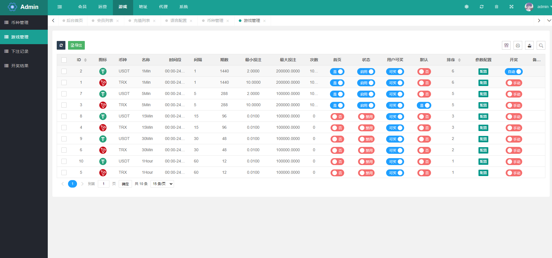 图片[3]-PHP多语言TRX/USDT区块链游戏源码/支持九国语言自动充值到账