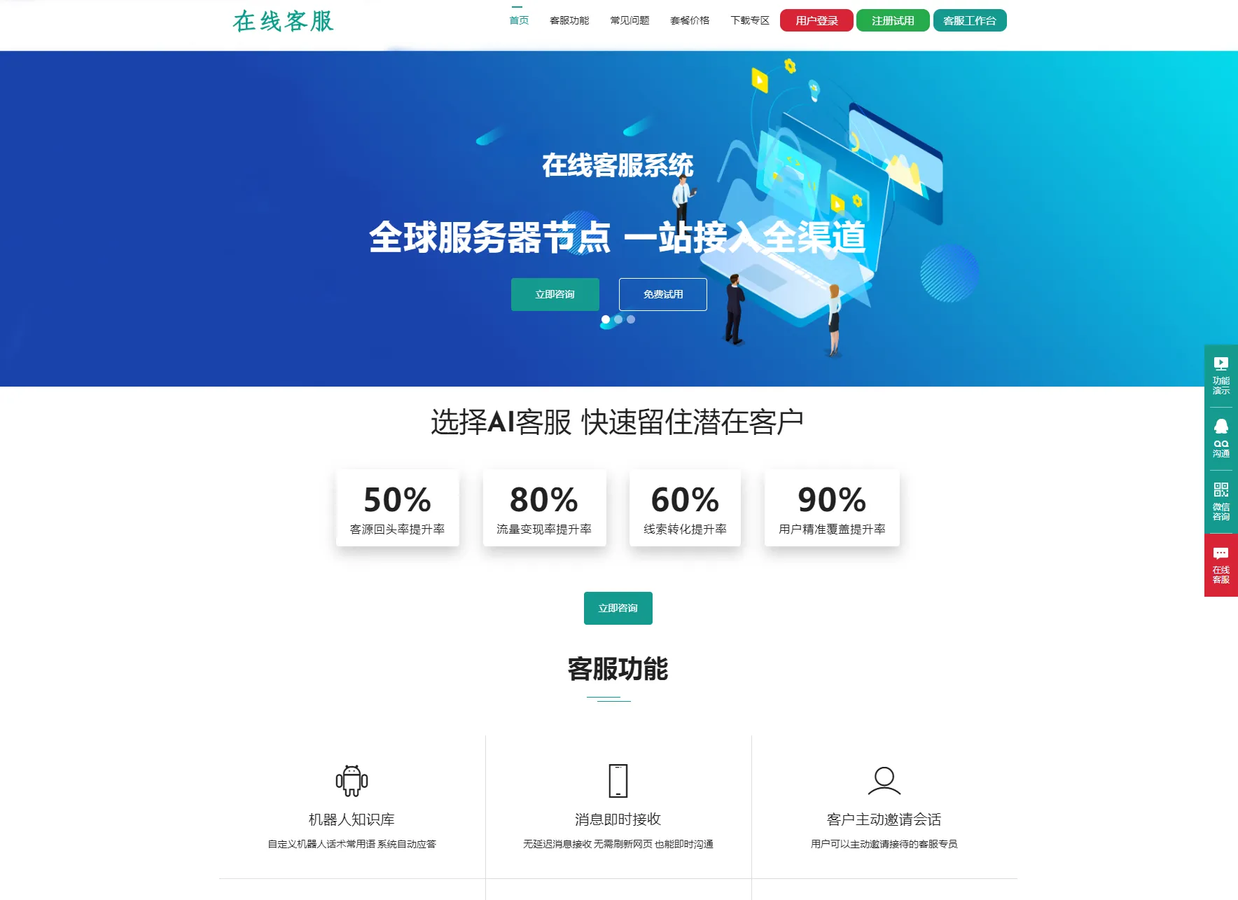 AI在线客服系统源码+搭建教程完美运营级