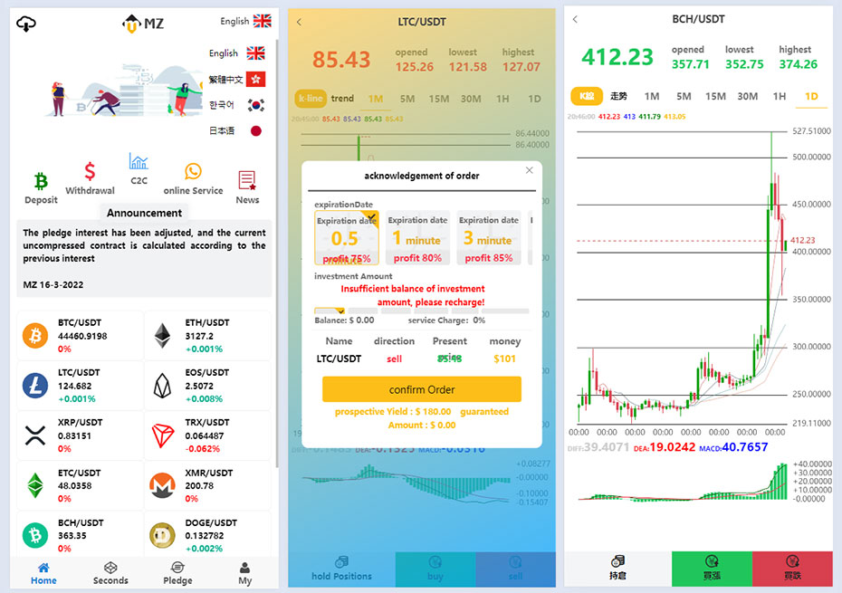 图片[2]-多国语言交易所源码/支持K线图秒合约质押理财功能