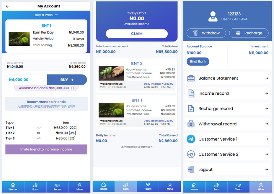 海外投资理财系统源码/英文版理财平台/PHP开源版