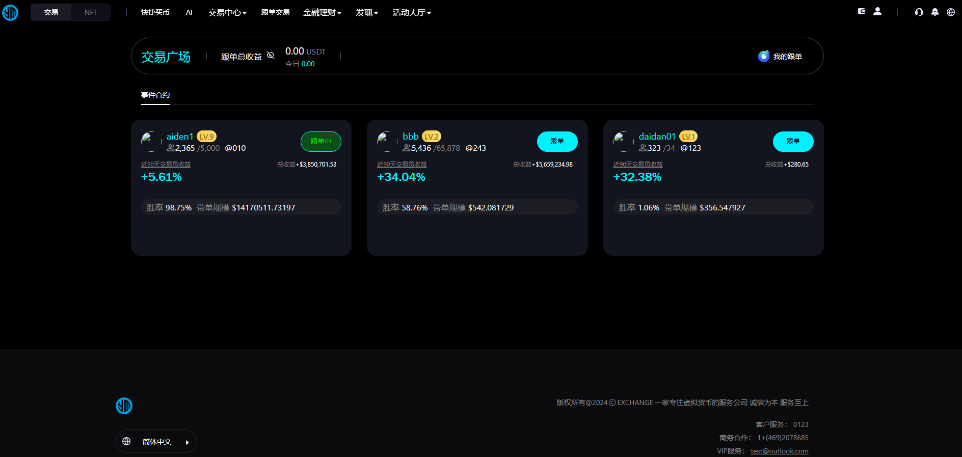 图片[6]-多语言数字资产综合交易所系统源码/兼容外汇/合约/跟单/AI量化及理财